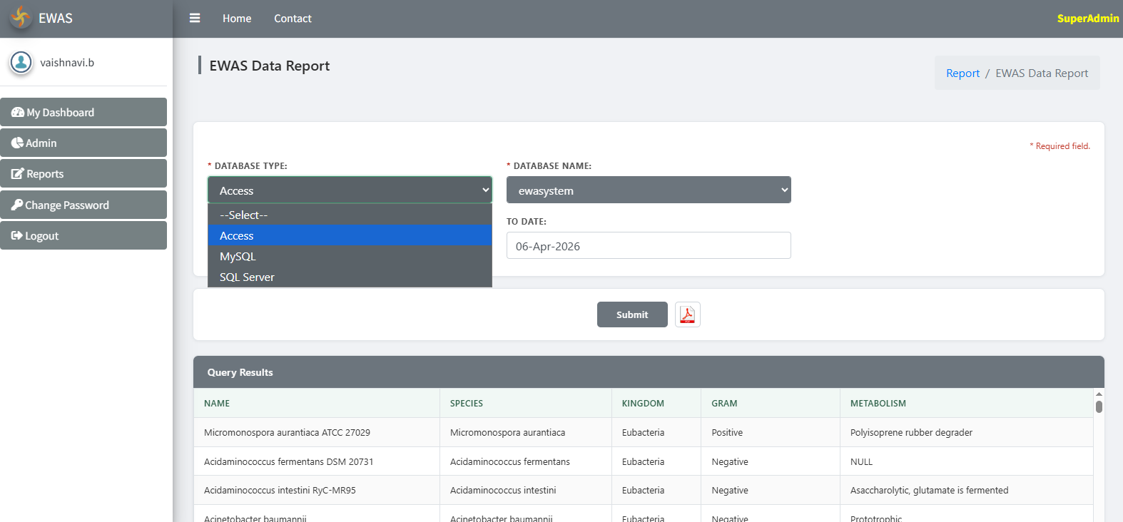 Early Warning System